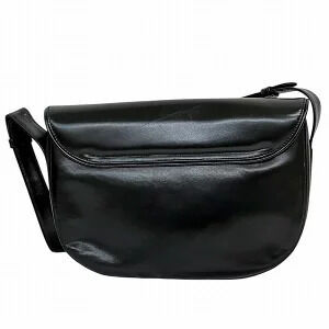 Gucci Bag Logo Black GG Shoulder Leather